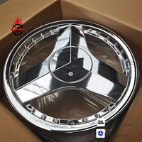 Jantes monobloc, jantes flottantes, design à 3 branches de 16 à 24 pouces pour Mercedes Benz W126 W140 W124 R129 Lexus Ls400 Lincoln Town Car