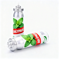 Vente en gros de flacons inhalateurs médicaux nasaux en aluminium métallique miniatures de 20 ml, 30 ml, 50 ml avec pompe pulvérisateur