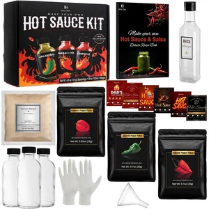 Kit para Hacer Salsa Picante - 3 Variedades de Pimientos, de Picantes a Muy Picantes, Regalo de Cocina DIY para Adultos y Familia - Product Image 1