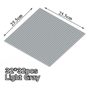 Building Block Baseplate 32x32 Studs Building Block Accessories Colour <b>Toy</b> Bricks DIY Custom Base Plate Plastics <b>Educational</b> <b>Toy</b> - Product Image 4