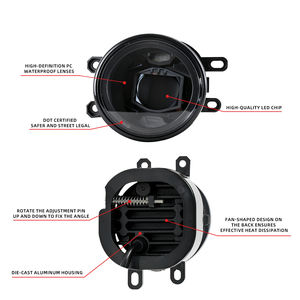 Luz Antiniebla Blanca/Amarilla de 3.5 Pulgadas con Carcasa para Tacoma/Runner/Tundra 2014-2019-2023, Kit de Ensamblaje de Luces Antiniebla Impermeables para Conducción - Product Image 4