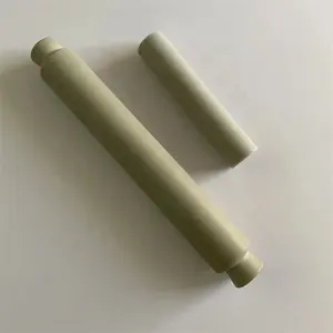 >170 Customized Thermal Conductivity Insulating Aluminium Nitride Bar Aln Ceramic Semiconductors Rod with Inner Thread