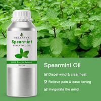Minyak Esensial Spearmint Distilasi Uap Murni 100% Aromaterapi Pereda Nyeri untuk Perawatan Kulit dan Rambut Berbagai Ukuran