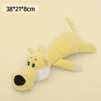 Peluche en forme d'animal Jouet à mâcher et à jouer indestructible pour chien