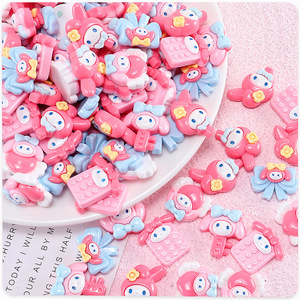 My Melody เรซิ่นตกแต่งโทรศัพท์ ABS การ์ตูนน่ารักอุปกรณ์ตกแต่งโทรศัพท์มือถือ DIY - Product Image 3