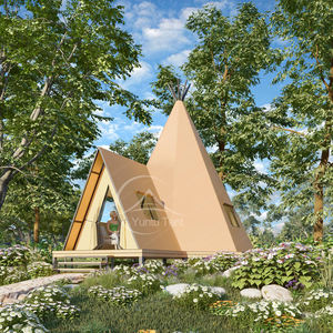 Tente de safari de luxe tout temps, résistante à la moisissure, avec salle de bain et salon, pour le glamping en plein air dans le désert - Product Image 3