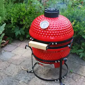 Multiple Size 15 24 Inch Pellet Smoker Barbecue Charcoal Kebab Green Egg Grill Bbq Céramique Kamado