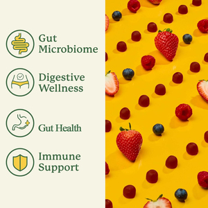 Gomitas 2 en 1 Prebióticas + Probióticas con Bacillus Subtilis DE111 (5 Mil Millones de UFC), Alcachofa y Achicoria para la Salud Digestiva - Product Image 2