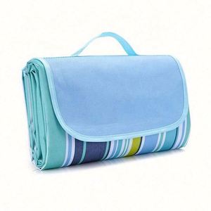 Tapis de camping en acrylique souple imprimé sur mesure, pliable et imperméable, couverture de pique-nique d'extérieur avec poche pour la randonnée - Product Image 1