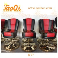 K77 chaise de Casino de qualité, chaise de bar de jeu, table de poker, confortable, réglable, Base en métal, tabouret de Bar à vendre