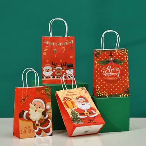 Bolsas de Papel Kraft Marrón Desechables con Logotipo Personalizado, Bolsas de Papel para <span class=keywords><strong>Comida</strong></span> para Llevar, Compras y Regalos con Asas - Product Image 5