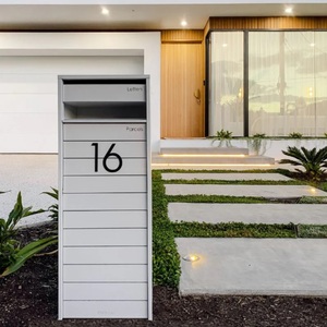 Buzón de Correos WELDON Personalizado para Jardín, de Exterior, Independiente, Fácil de Instalar, Seguro para el Hogar, para Recibir Paquetes y Cartas - Product Image 2
