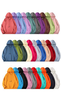 Alta calidad 500 GSM 100% algodón grueso en blanco liso de peso pesado sudaderas con capucha de gran tamaño sin cuerda Unisex logotipo personalizado de talla grande para hombres - Product Image 6