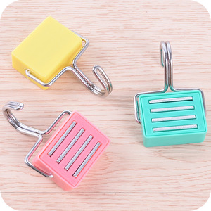 Nail-free, traceless magnetic suction cup <b>hooks</b> for kitchens, refrigerators, and microwaves. Wholesale. - Product Image 3