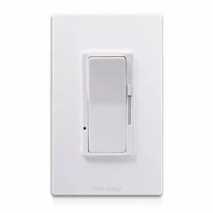 Interrupteur mural minimaliste blanc en plastique, commande tactile unipolaire, 15A 120V IP20, interrupteur à bascule Decora - Product Image 3