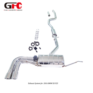 โดยเฉพาะสำหรับ X3 <span class=keywords><strong>2016</strong></span> BMW F25ระบบไอเสีย GFC catback valvetronic ท่อไอเสียสำหรับเสียงรถสปอร์ต - Product Image 2
