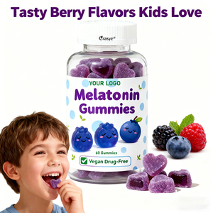 Gomitas de Melatonina para Niños y <span class=keywords><strong>Adolescentes</strong></span>, Venta Caliente <span class=keywords><strong>en</strong></span> EE. UU. y la UE, OEM/ODM, con 1 mg de Melatonina, Vitaminas para Dormir que Apoyan los Ciclos Naturales del Sueño - Product Image 3