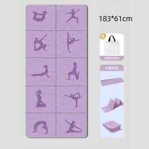 Vente en gros de <span class=keywords><strong>tapis</strong></span> de <span class=keywords><strong>yoga</strong></span> pliant de voyage en Tpe antidérapant écologique de haute qualité - Product Image 5