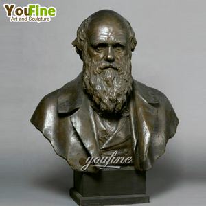YOUFINE カスタム鋳造ブロンズチャールズ・ダーウィン胸像販売中 - Product Image 2