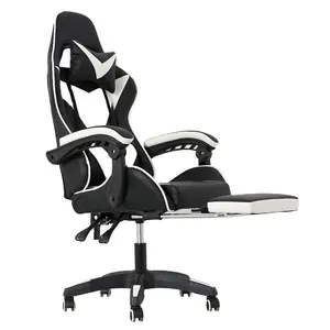 Kursi Kantor Bermain Gim Ergonomis, Kursi Malas dengan Sandaran Kaki Dapat Disesuaikan untuk Gamer Murah