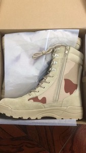 Botas Tácticas para Deportes al Aire Libre TSB09 DFB0117, Botas de Camuflaje Desértico Personalizadas en 3 Colores con Cierre Lateral, Hechas Según Especificaciones - Product Image 5