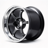 Jantes forgées R6 à 6 branches, finition argent poli, déport profond, 18 19 20 21 22 pouces, 5x100 5x114.3 5x120, compatibles Supra 350Z 370Z S15 GTR Z33 GT86