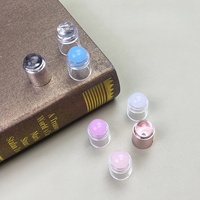 Mini tampon en silicone pour nail art avec racloir, doux, lavable, pour manucure française DIY, outil de transfert d'impression