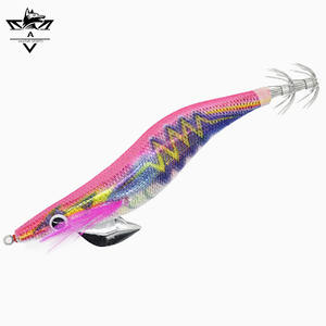 Prix compétitif, vente en gros, leurre de pêche en bois, appât lumineux en bois, crevettes en bois qui coulent rapidement, leurres de pêche en bois pour la mer, la rivière, le ruisseau - Product Image 3