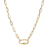 Collier à breloques pour femme en acier inoxydable 316L plaqué or PVD 14k 18k, avec fermoir mousqueton, ajoutez une breloque pour femme