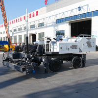 Machine de nivellement de sols de construction Jiubang Concrete Laser Screed 35,5 kW, moteur à essence, flèche de 6 m, 1,5 mm, 3 m