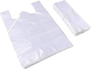 Bolsas de Tela Reciclables Tipo Camiseta con Asas de Longitud Completa, Color y Tamaño Personalizables, Material HDPE para Compras en Supermercados - Product Image 4