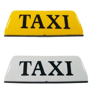 12V Magnetische Led Taxi Teken Top Licht Met Sigarettenaansteker Netsnoer