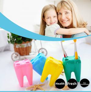Criativo Cartoon Toothbrush Holder Moda Porosa Dental Plastic Toothbrush Holder - Product Image 4