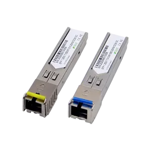 20 किमी 1.25g sfp मॉड्यूल फाइबर ऑप्टिकल ट्रांसीवर 1310nm 1550nm sfp मॉड्यूल