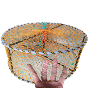 Filets de pêche, Cage à mocassins carrés pliables, Minnow, Polygonal, à crevettes et à crabe, piège - Product Image 1