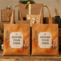 Sac en coton à motif de rennes de Noël, en stock, personnalisable pour les marchés extérieurs et les articles saisonniers
