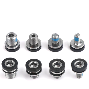 Pernos M8/10/12/15 con Anillo de Bloqueo de Rosca para Bicicleta, Cuadro Cuadrado Sello de biela estriada B.B. Tornillos de Montaje con Ranura Hexagonal - Product Image 4