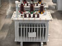 Transformateur de distribution triphasé immergé dans l'huile S11 11kV 50kVA 80kVA 100kVA, transformateur de puissance haute efficacité 33kV 400V/415V