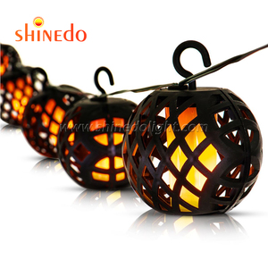 Solar powered luce della stringa esterna, le lampadine del globo con 6 LED, Impermeabile luce, - Product Image 3