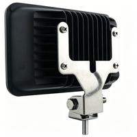 6Inch 45W 3000LM 6000K Rectangle LED Work Light 4D Lens IP68 Waterproof 12-48V High/Low Beam Switch Auxiliary Driving Lamp