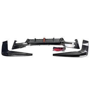 Difusor trasero de fibra de carbono con estilo ligero, labio de parachoques trasero, separador trasero, Kit de carrocería para <span class=keywords><strong>Bmw</strong></span> 5 Series G30 G38 F90 <span class=keywords><strong>M5</strong></span> - Product Image 4
