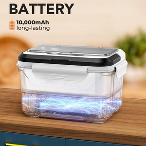 Boîte à lunch chauffante portable sans fil pour adultes, avec chauffage automatique alimenté par batterie et sac isotherme, pour développement personnalisé - Product Image 6
