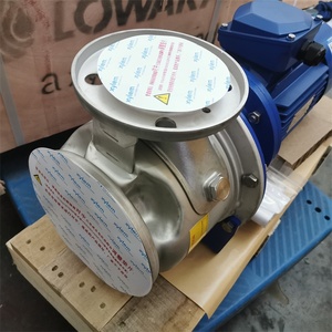 SHS OEM Personalizable Etapa única 5HP/2kw Bomba eléctrica <span class=keywords><strong>Lowara</strong></span> IE3 Motor AISI316 Bomba centrífuga horizontal de acero inoxidable - Product Image 2