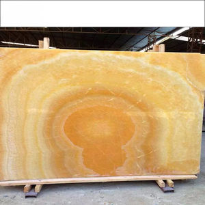 หินควอตซ์ธรรมชาติขัดเงาโอนิกซ์น้ำผึ้งคริสตัลสำหรับเคาน์เตอร์ห้องครัวและพื้นวิลล่ากระเบื้องหินอ่อนขัดเงา - Product Image 2