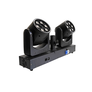 STSLITE - Juego de 6 Focos LED Gobo de 60 W con Anillo RGBW de 10 W, Lente Giratoria LED, Luz de Escenario para Discotecas, Clubes, Fiestas, DMX512 - Product Image 3