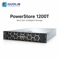 Dell EMC PowerStore 1200T, stockage unifié, 25 emplacements pour disques NVMe de 2,5 pouces, 384 Go de mémoire pour la virtualisation de centre de données, base de données