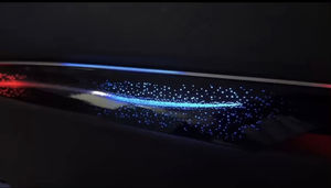 シンフォニーカーアンビエントライトインテリア雰囲気装飾トリムピアノブラックパネルBMW X1 F48 16-22/ X2 F39 18-23に適しています - Product Image 5