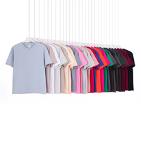 Camiseta de Algodón Ligera al por Mayor, 230 g/m², para Hombre y Mujer, Manga Corta, Transpirable, Informal, con Logotipo Personalizado, Ropa Urbana
