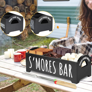 <span class=keywords><strong>Kit</strong></span> S'mores, station S'mores avec bâtonnets de guimauve extensibles, support à S'mores avec poignées, <span class=keywords><strong>kit</strong></span> S'mores pour foyer extérieur - Product Image 2