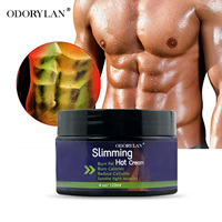 Crème Amincissante Professionnelle Anti-Cellulite et Raffermissante pour la Taille, l'Abdomen et les Fesses, Crème Chaude Brûle-Graisse pour Massage Corporel